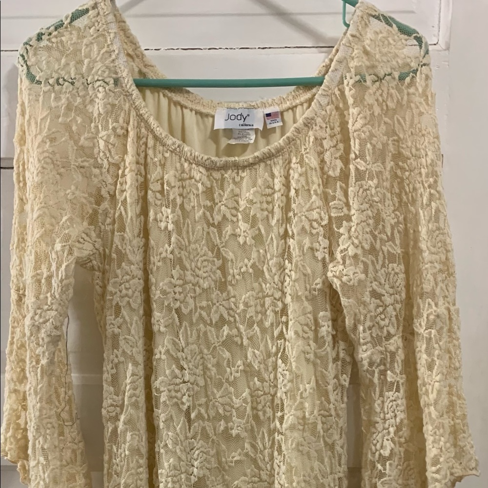 Western knee length lace dress!